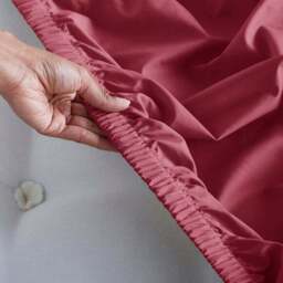 100% Egyptian Cotton 220 Thread Count True Grip® Fitted Sheet - thumbnail 6