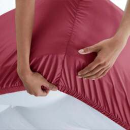 100% Egyptian Cotton 220 Thread Count True Grip® Fitted Sheet - thumbnail 3