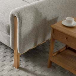 Cacy Textured Weave Clic Clac Sofa Bed - thumbnail 5