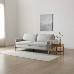 Cacy Textured Weave Clic Clac Sofa Bed - thumbnail 1