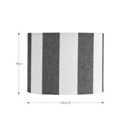 Beatrice Stripe Drum Lamp Shade - thumbnail 5