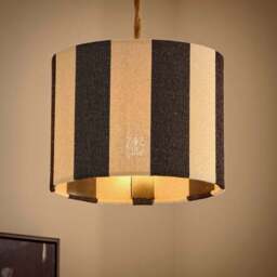 Beatrice Stripe Drum Lamp Shade - thumbnail 2