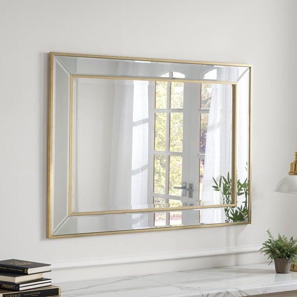 Yearn Angled Timeless Bevelled Wall Mirror - image 1