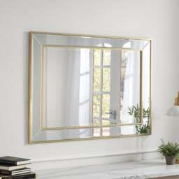 Yearn Angled Timeless Bevelled Wall Mirror