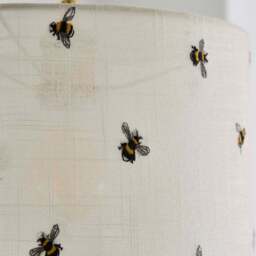 Bee Embroidered Easy Fit Lamp Shade - thumbnail 3