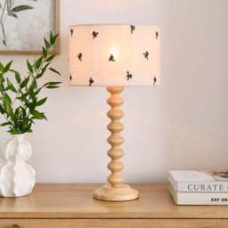 Bee Embroidered Easy Fit Lamp Shade - thumbnail 4