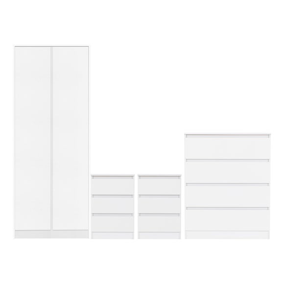 Walker Double Wardrobe Bedroom Furniture Set - image 1