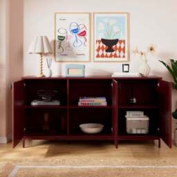 Elsie 3 Door Large Sideboard - thumbnail 2
