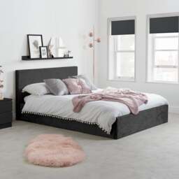 Berlin Crushed Velvet Ottoman Bed Frame - thumbnail 1