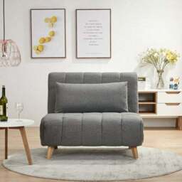 Tara Fabric Single Sofa Bed - thumbnail 2