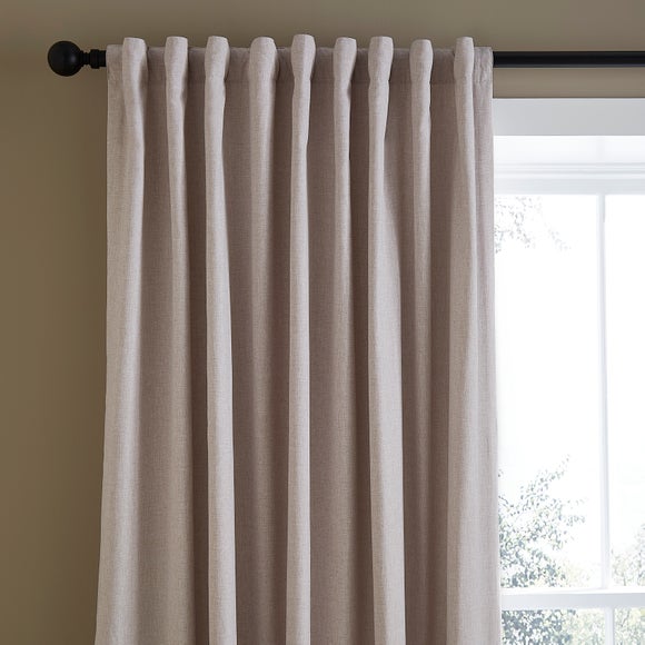 Chambray Microfibre Tab Top Curtains - image 1