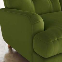 Martha Matte Plush Velvet Full Corner Sofa - thumbnail 5