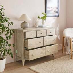 Giselle 7 Drawer Chest, Mango Wood - thumbnail 2