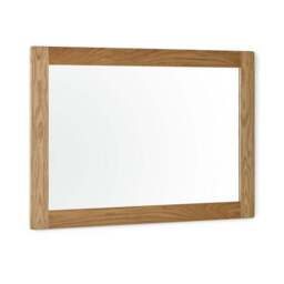 Mallory Oak Framed Rectangle Wall Mirror - thumbnail 3