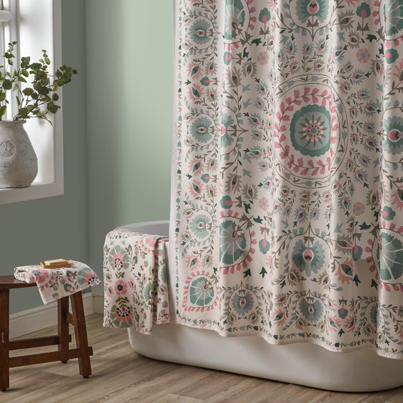 Hani Floral Shower Curtain - image 1