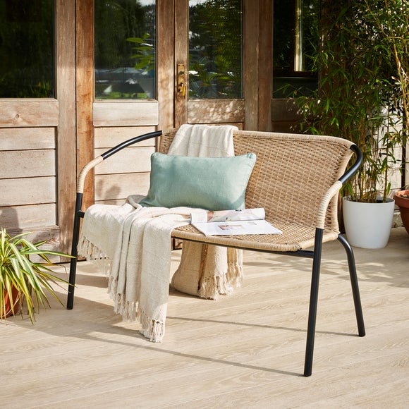 Cushion Rattan Banquette Seating Garden Furniture Bench Cushions