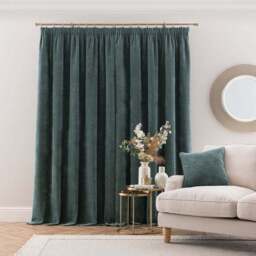 Alayna Chenille Pencil Pleat Curtains - thumbnail 4