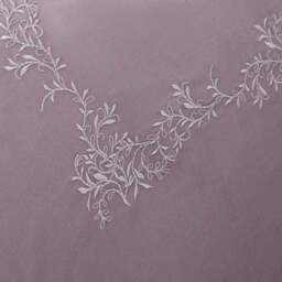 Dorma Camerelle Embroidery 100% Cotton Sateen Duvet Cover & Pillowcase Set - thumbnail 3