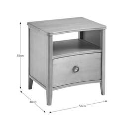 Darlington 1 Drawer Bedside Table - thumbnail 6