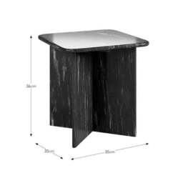 Lana Marble Small Side Table - thumbnail 6