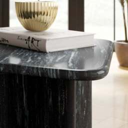 Lana Marble Small Side Table - thumbnail 3