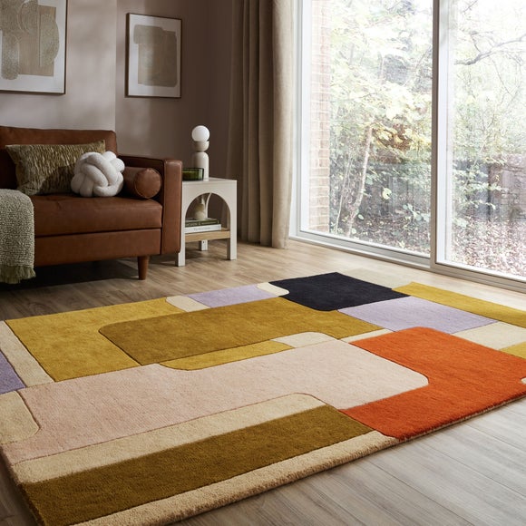Jax Geometric Modern Wool Rug - image 1