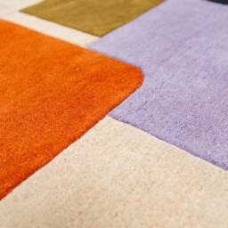 Jax Geometric Modern Wool Rug - thumbnail 2