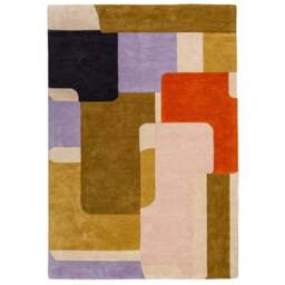 Jax Geometric Modern Wool Rug - thumbnail 5