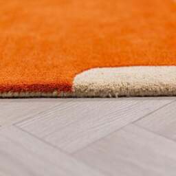 Jax Geometric Modern Wool Rug - thumbnail 4