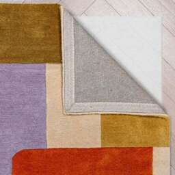 Jax Geometric Modern Wool Rug - thumbnail 3