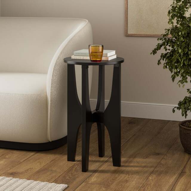 Carlo Side Table Black Black