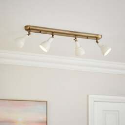 Wybridge 4 Light Semi Flush Spotlight Bar - thumbnail 1