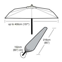 Garland Extra Large Parasol Cover - thumbnail 2