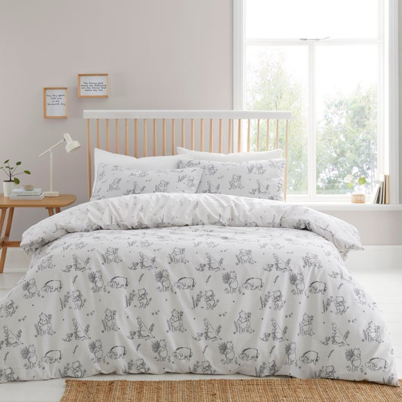 Disney Winnie the Pooh Natural Duvet Cover & Pillowcase Set - image 1