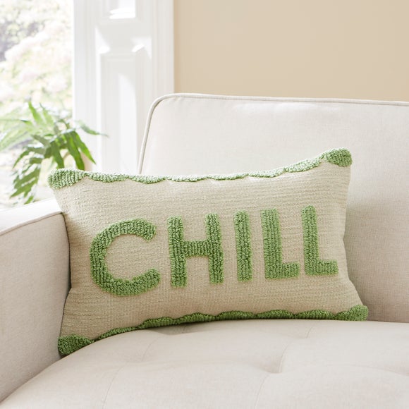 Chill Bright Slogan Cushion - image 1