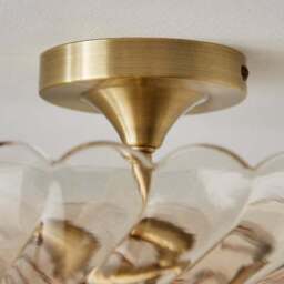 Lucille 2 Light Semi Flush Ceiling Light - thumbnail 3