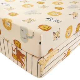 Pack of 2 Safari Fitted Bed Sheets - thumbnail 3