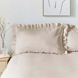 Appletree Cassia Frill 100% Cotton Duvet Cover & Pillowcase Set - thumbnail 2