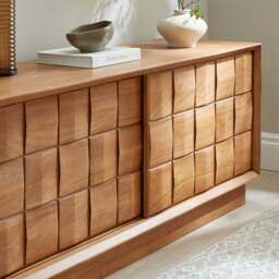 Etta Extra Wide Sideboard, Mango Wood - thumbnail 2