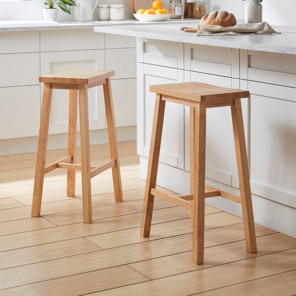 Briston Counter Height Bar Stool, Light Wood - image 1