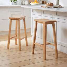 Briston Counter Height Bar Stool, Light Wood