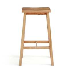 Briston Counter Height Bar Stool, Light Wood - thumbnail 5