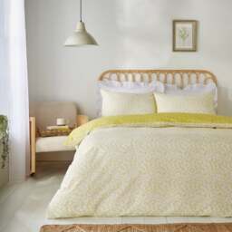 Annie Floral 144 Thread Count 100% Cotton Reversible Duvet Cover & Pillowcase Set - thumbnail 1