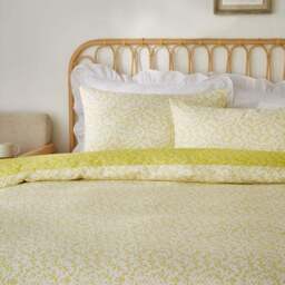 Annie Floral 144 Thread Count 100% Cotton Reversible Duvet Cover & Pillowcase Set - thumbnail 3