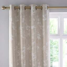 Chinoiserie Jacquard Eyelet Curtains - thumbnail 1