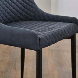 Set of 2 Montreal Dining Chairs, Faux Leather - thumbnail 3