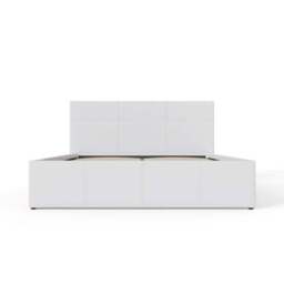 Side Lift Ottoman Bed, Faux Leather - thumbnail 4