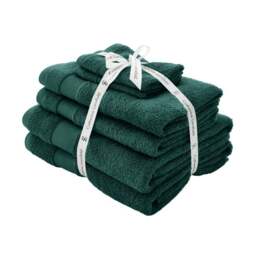 Catherine Lansfield Anti Bacterial 6 Piece Towel Bale - thumbnail 1