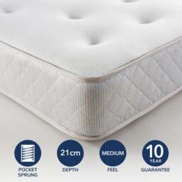 Fogarty Just Right Memory Foam 1000 Pocket Sprung Hybrid Mattress - thumbnail 1