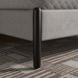 Kipton Chenille Bed Frame - thumbnail 3